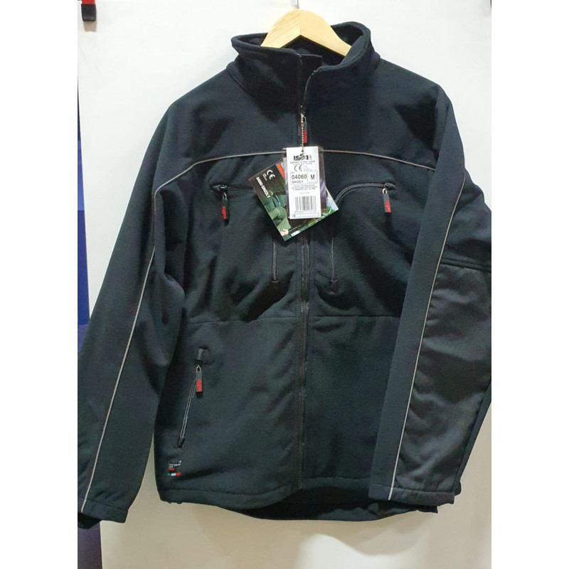 CHAQUETA NEGRA GRIZZLY POLAR ISSA