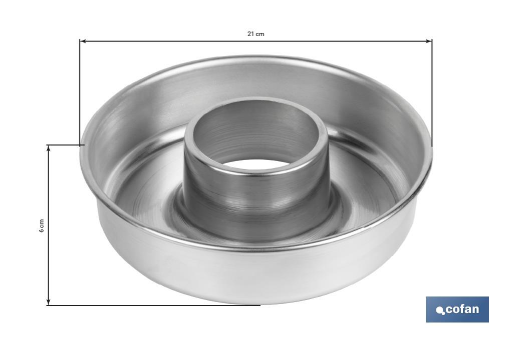 MOLDE ROSCO  ALUMINIO 21cm